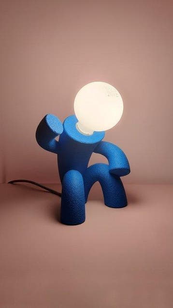 Yam Yest Design - Nachtlampje - Loomie - PLA - 3D-geprinte