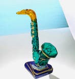 Vetreria Zecchin - sculptuur, Strumento musicale Sassofono -, Antiek en Kunst, Antiek | Glaswerk en Kristal