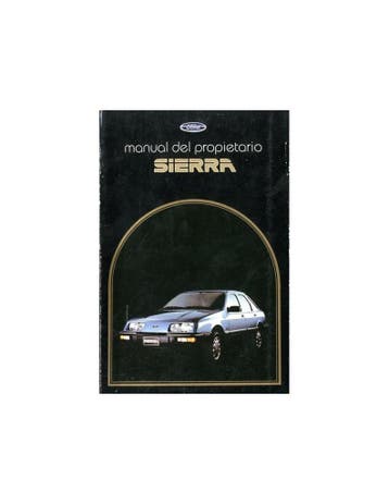 1986 FORD SIERRA INSTRUCTIEBOEKJE SPAANS, Auto diversen, Ophalen of Verzenden