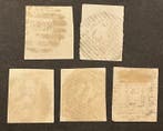 Belgique 1858/1861 - Leopold Ier : Médaillon 40c carmin -, Postzegels en Munten, Gestempeld