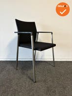 Giersberger vergaderstoel - Zwart bestaande stoffering met n, Vergader- of Presentatieruimte, Ophalen of Verzenden, Gebruikt, Stoel