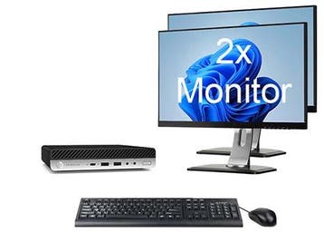 HP ProDesk 600 G4 Mini i5 8e Gen incl. 2 Monitoren + Windows, Ophalen of Verzenden