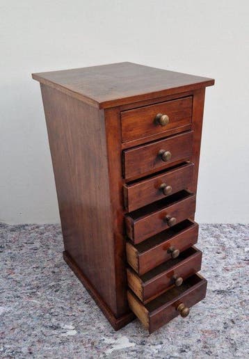 Verzamelaarskast ~ Chest of Drawers - Ladekast - Hout, Koper