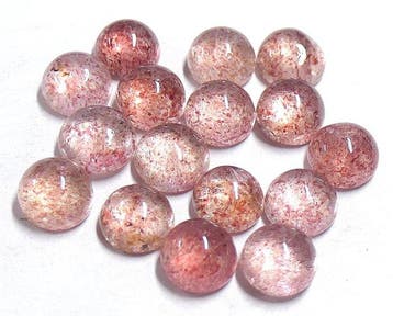 Lot - Aardbeienkwarts 100% natuurlijk Cabochon- 5.03 g -, Collections