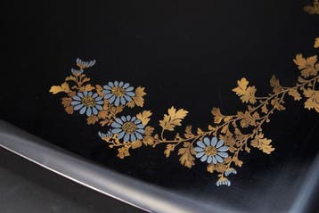 Boîte - Boîte de papeterie en laque de Wajima – Motif maki-e, Antiquités & Art