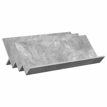 vidaXL Tijdschriftenrek Betonnen Grijs 90 x 53 x 28,5 cm, Verzenden