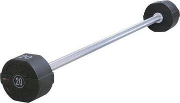 2dekans | Lifemaxx PU Straight Halterstang 35 kg, Ophalen of Verzenden