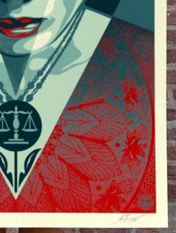 Shepard Fairey (OBEY) (1970) - Justice Woman