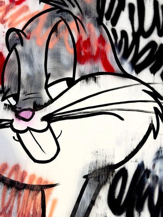 LAPSUS (1990) - Bunny - XL, Antiek en Kunst, Kunst | Schilderijen | Modern