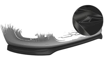 Cup spoilerlip met ABE voor Fiat Panda 3 (Type 312/319) CSL7, Autos : Pièces & Accessoires, Carrosserie & Tôlerie, Verzenden