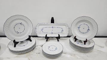 Tafelservies voor 6 (19) - Hortensia - Porselein - Limoges