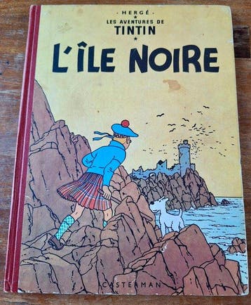 Tintin T7 et T10 - L’ île noire + l’Etoile mystérieuse - 2, Livres