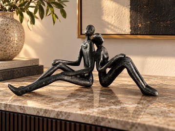 sculptuur, Handgemaakt gietijzeren sculptuur – Verbonden