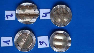 Europa. 2 Euro Various Years (4 coins with cancellation