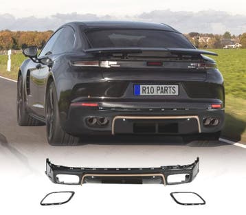 DIFFUSEUR PORSCHE PANAMERA 24-25 NOIR BRILLANT, Verzenden