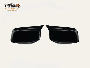 BMW E60 / E61 LCI spiegelkappen M-look zwart 2007-2010, Auto-onderdelen, Nieuw, Links, BMW