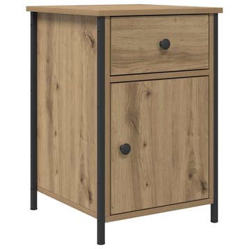 Nachtkastje Artisan Eiken - Budgetvriendelijk & stijlvol..., Minder dan 45 cm, Verzenden, 55 tot 70 cm, Zo goed als nieuw