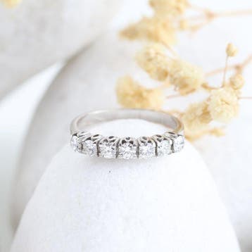 Sans prix de réserve - Bague - 18 carats Or blanc - 0.42ct., Nieuw