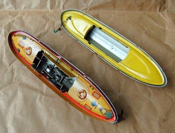 Einfalt Technofix - Blikken speelgoed - ZEPPELIN bateau -