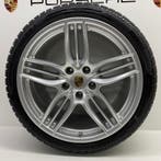 Porsche 9912/4 ORIGINELE 20inch SportDesign met winterbanden, Auto-onderdelen, Banden en Velgen, Ophalen, Gebruikt, 295 mm, Banden en Velgen
