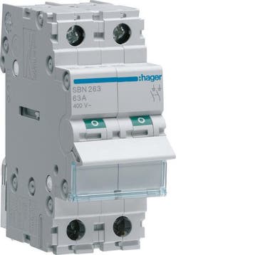 Hager SBN Interrupteur encastré Modulaire - SBN263, Verzenden