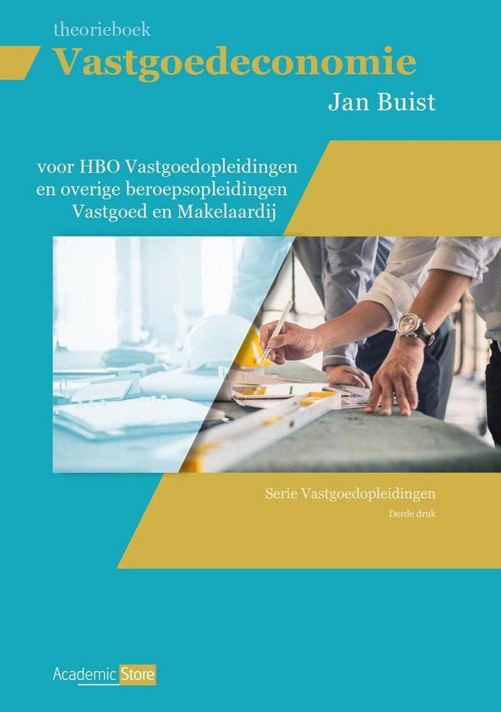 Vastgoedeconomie / Serie Vastgoed Opleidingen / 7 Jan Buist, Livres, Livres scolaires, Envoi
