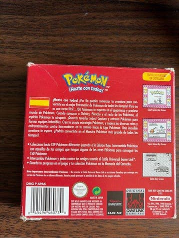 Nintendo - Gameboy Classic - Pokémon Rosso (ESP) - Videogame
