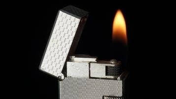 Dunill - Basket Pattern Rollagas Lighter - Zonder, Nieuw