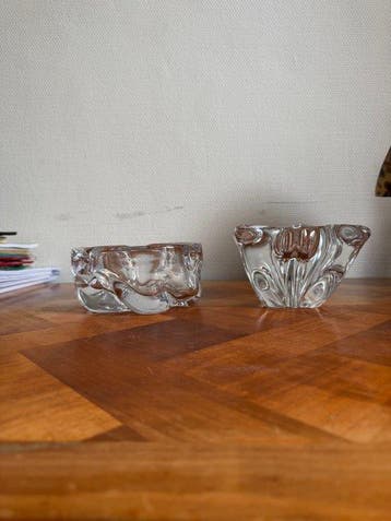 Baccarat - Kaarsenhouder - Kristal, Antiek en Kunst