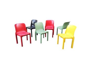 Artemide - Vico Magistretti - Stoel (6) - Selene - ABS -