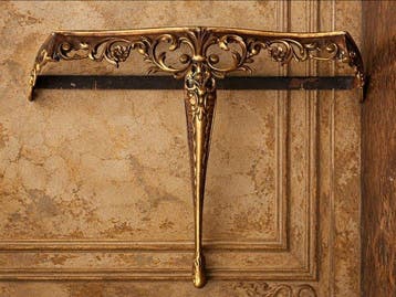 Wandrek - Brons - Bronzen plank