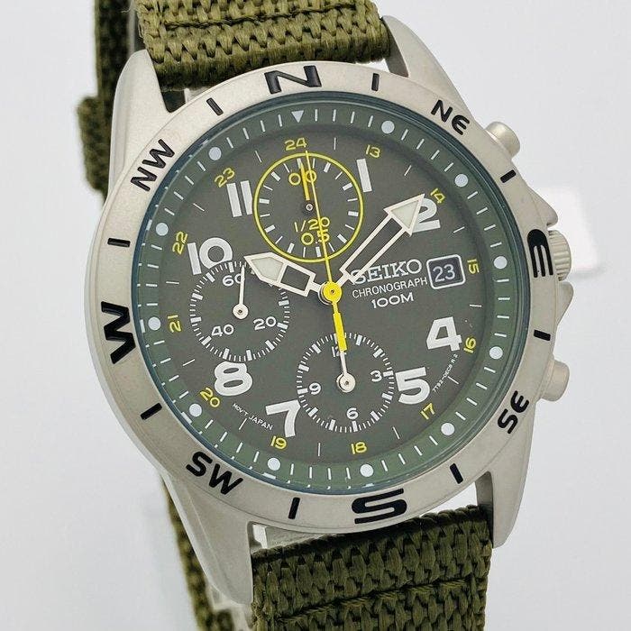 Seiko - Chronograph - Zonder minimumprijs - 7T92-0DX0 -, Handtassen en Accessoires, Horloges | Antiek