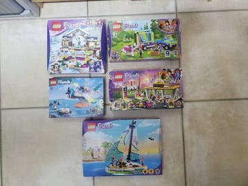 Lego Set - Friends - Set de 5 boîtes complètes de Lego