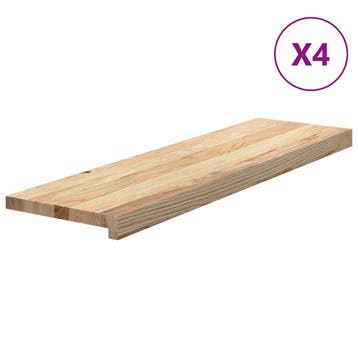 Eiken Traptreden 4st | Retour deal | -41% KORTING, Minder dan 25 mm, Verzenden, Eiken, Overige typen