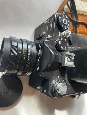 KMZ Krasnogorsk Zenit TTL + Helios-44M 2/58mm Appareil photo, Audio, Tv en Foto, Nieuw