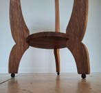 Amsterdamse School - Table dappoint - bois de chêne - Pieds