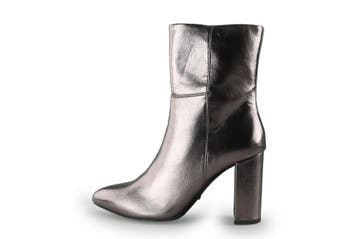 Mexx Enkellaarzen in maat 39 Zilver, Kleding | Dames, Mexx, Overige kleuren, Verzenden, Lage of Enkellaarzen