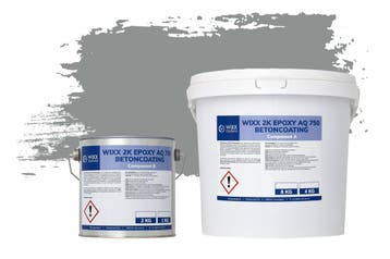 Wixx 2K Epoxy AQ 750 Betoncoating RAL 7042 | Verkeersgrijs A, Verzenden