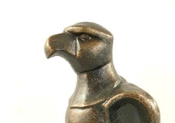 Figuur - **STANDING EAGLE ** - Bronze-kleurig metaal-34