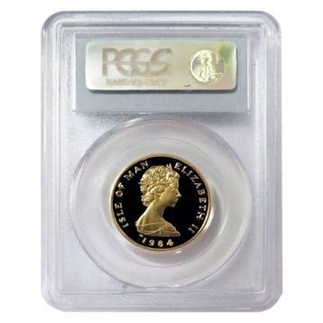Isle of Man. 1984 1/2 oz Isle of Man Angel PCGS PR69DCAM