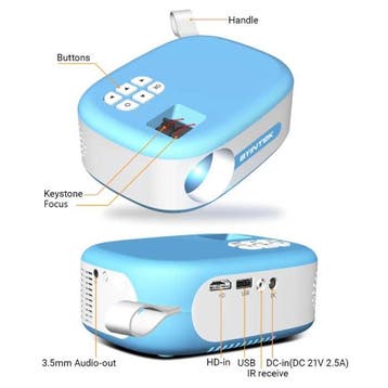 C520 Mini LED Projector - Scherm Beamer Home Theater Media, Verzenden, Nieuw