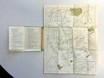 Unknown - Souvenir : Plan du Champ de Bataille de Waterloo -