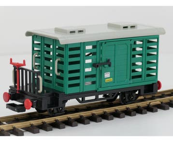 Playmobil 4101 veewagon (Gesloten, Goederen wagons, Wagons), Ophalen of Verzenden, Gebruikt, Wagon, Analoog