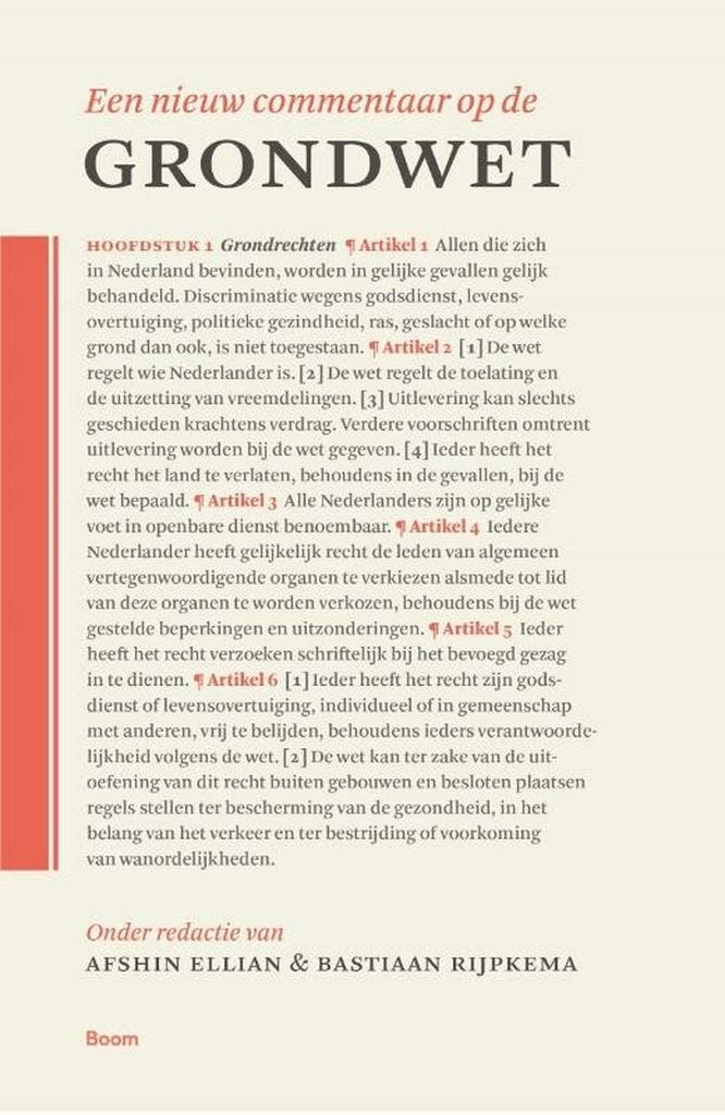 Een nieuw commentaar op de Grondwet 9789024435548, Boeken, Filosofie, Zo goed als nieuw, Verzenden