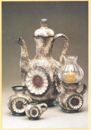 Dümler & Breiden, West Germany - fat lava, reliëfdecor