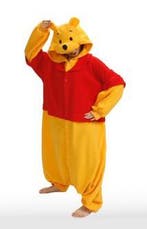 Onesie Winnie De Poeh Pak Kostuum L-XL Beer Berenpak Jumpsui, Ophalen of Verzenden, Nieuw