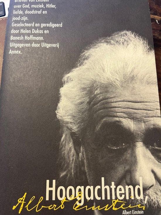 Hoogachtend, Albert Einstein 9789051740028 Einstein, Boeken, Geschiedenis | Wereld, Gelezen, Verzenden