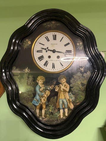 Ossenoog klok - Hout, Messing - 1850-1900 - =