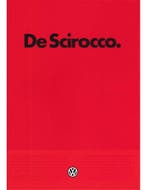 1982 VOLKSWAGEN SCIROCCO BROCHURE NEDERLANDS, Livres