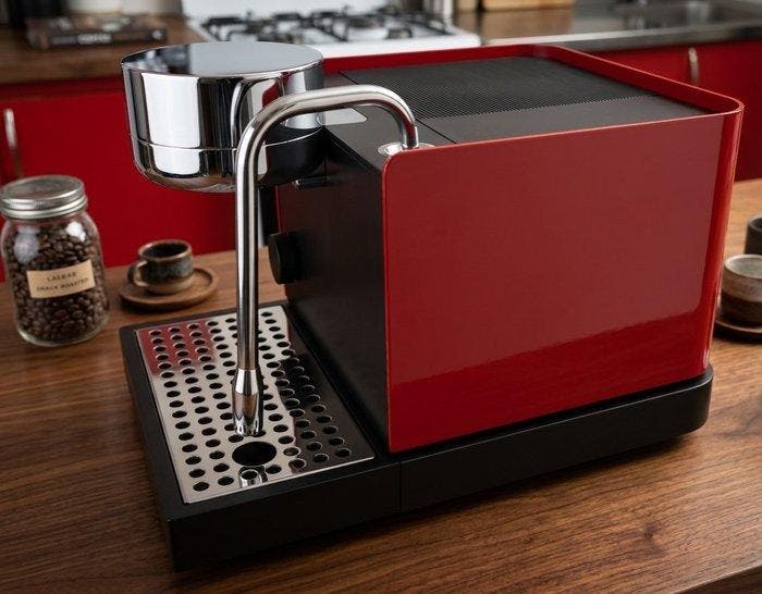 Fellow - Cafetière - Série Espresso 1 - Plastique, Acier,, Antiquités & Art, Antiquités | Assiettes décoratives & Carrelages